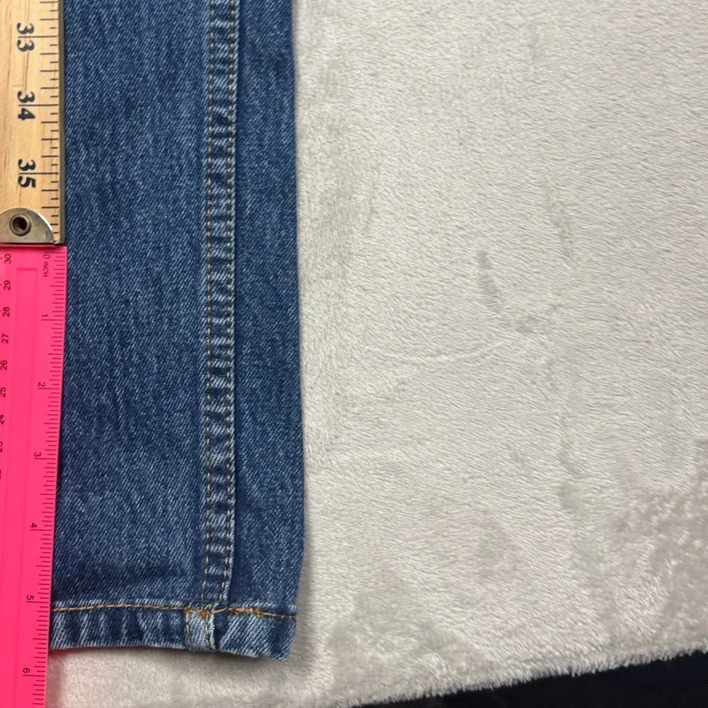 Levi’s Men’s 505 Regular Fit 100% Cotton Zip Fly Dark Stonewash Blue Jeans 44x34